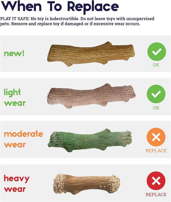 Barbecue Flavored Chew Toy for Dogs: Real Wood Taste, Splinter-Free Fun!