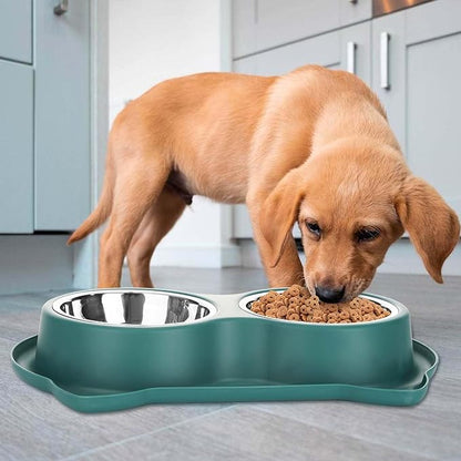 Anti-Spill Pet Bowl Set: Mess-Free Meals, Happy Home!