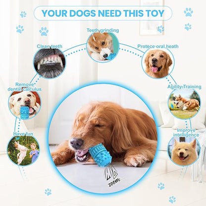 PIFFZEDO Squeaky Chew Toy: Safe Fun & Dental Health for Your Dog!
