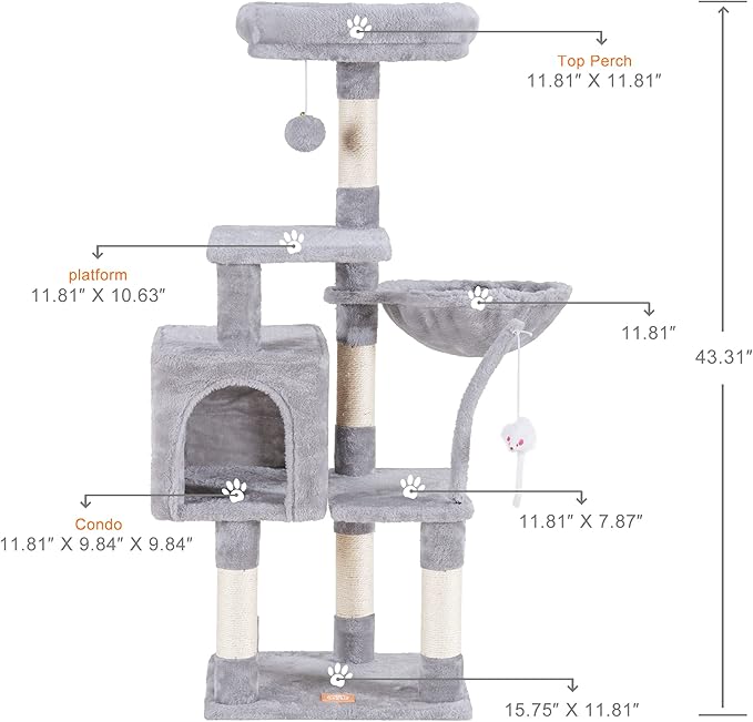 Complete Cat Scratching Tree: Adventure, Comfort & Endless Fun!