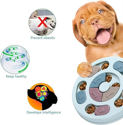 Interactive Dog Toy & Slow Feeder: Mind-Stimulating Mealtime Fun!