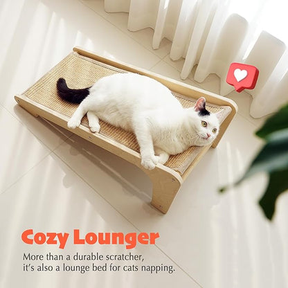 L-Shaped Sisal Cat Scratcher: Durable Fun & Furniture Protection!