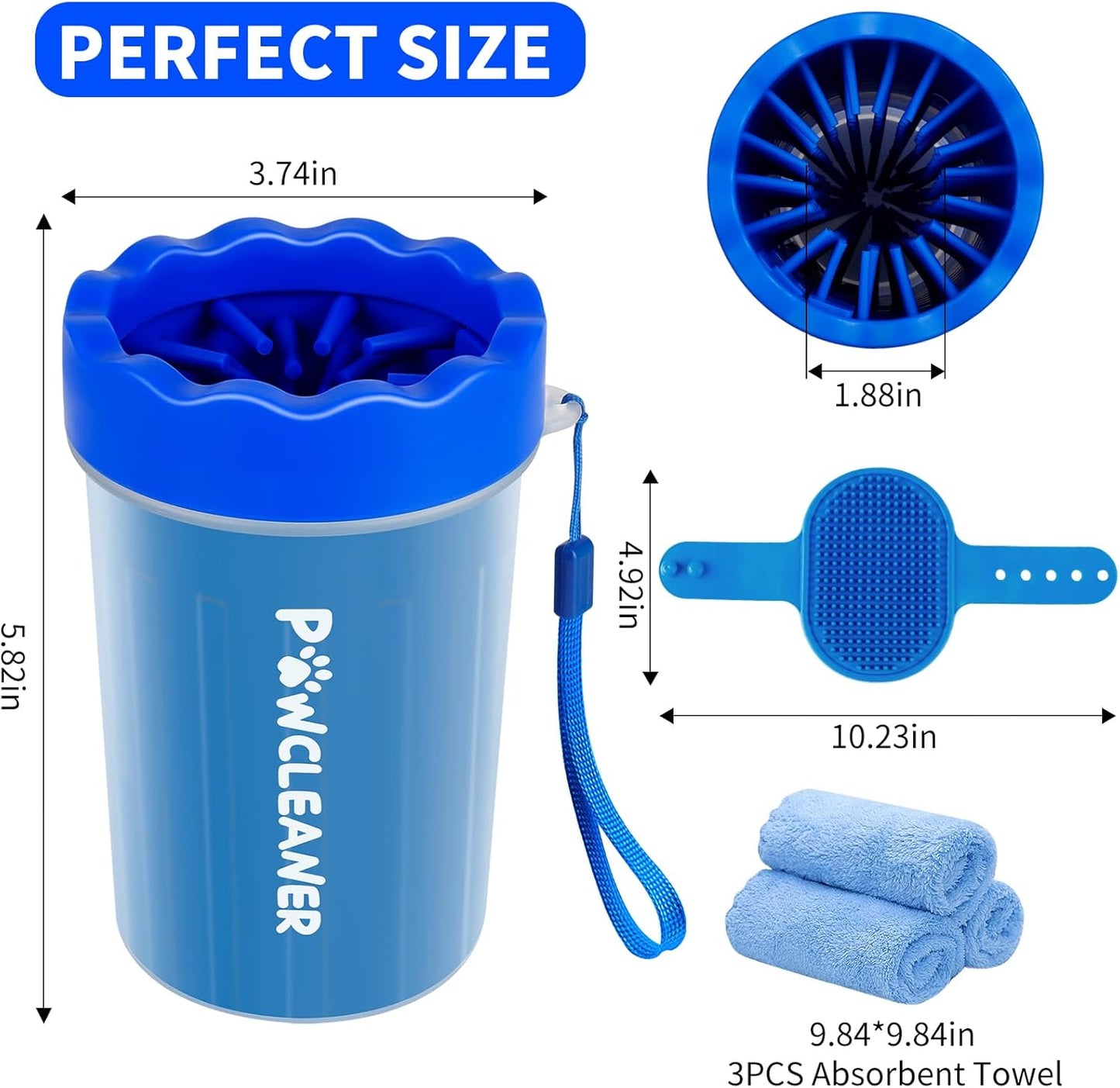 Pet Paw Cleaner: Spotless Paws, Mud-Free Home in Seconds!
