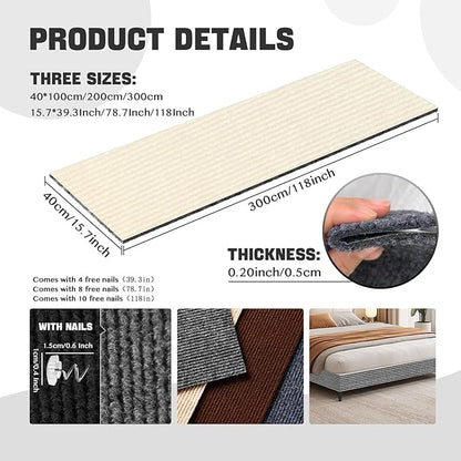 Cuttable Cat Scratch Mat: Unleash Creativity, Protect Your Home!