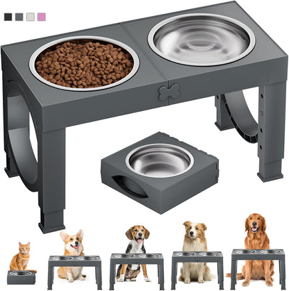 Comedero Elevado Ajustable XiaZ: ¡Mejora Postura y Digestión en tu Perro!