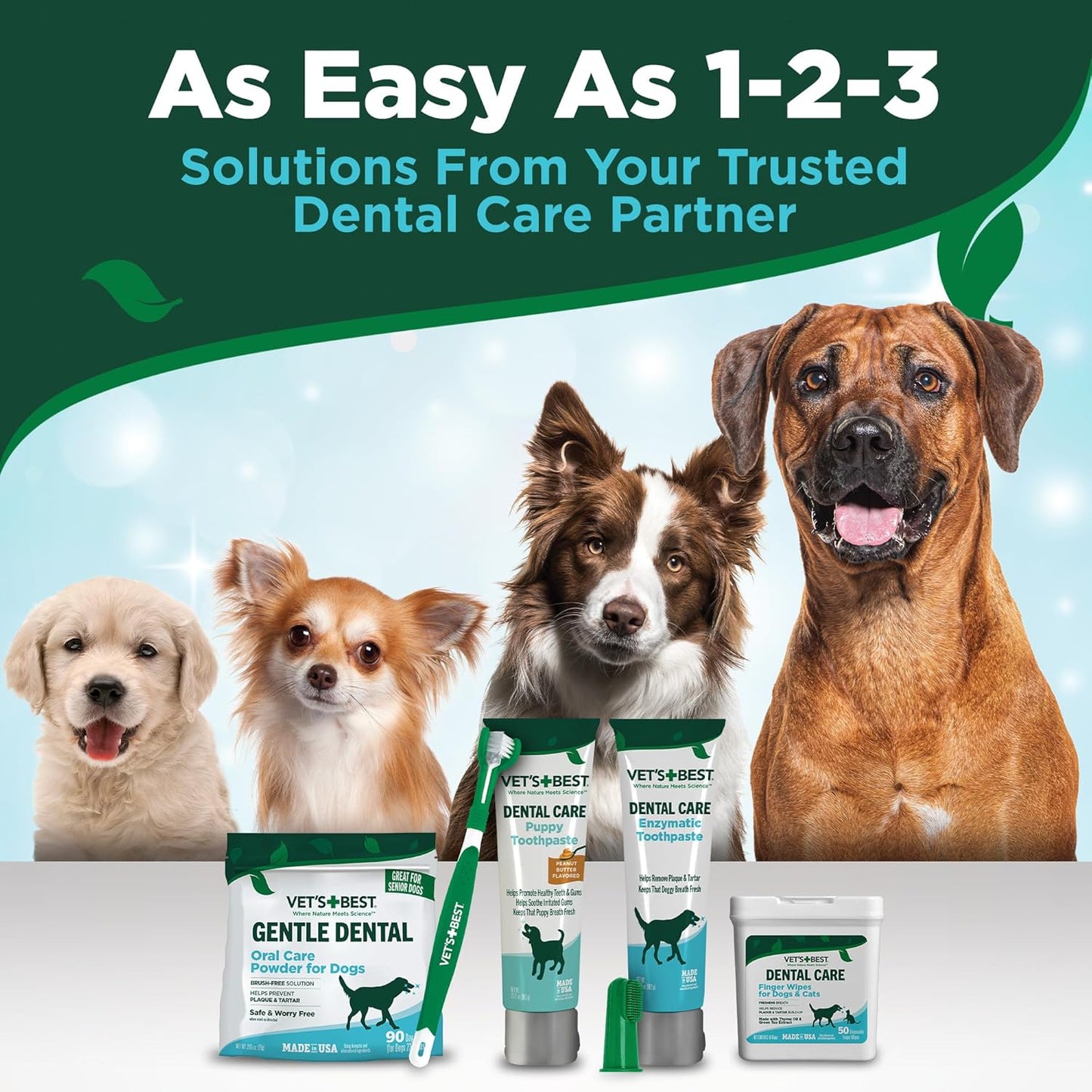 Complete Dog Dental Kit: Professional At-Home Oral Care for a Radiant Smile!