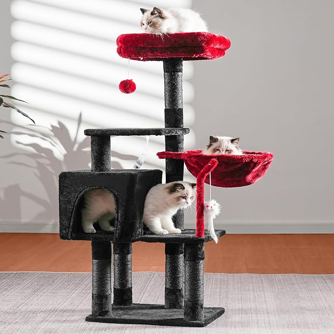 Complete Cat Scratching Tree: Adventure, Comfort & Endless Fun!
