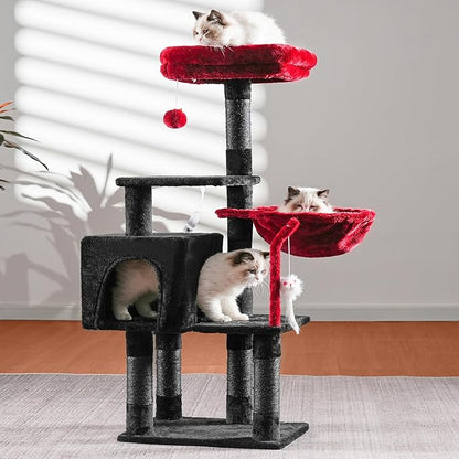 Complete Cat Scratching Tree: Adventure, Comfort & Endless Fun!