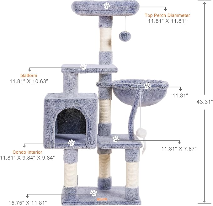 Complete Cat Scratching Tree: Adventure, Comfort & Endless Fun!