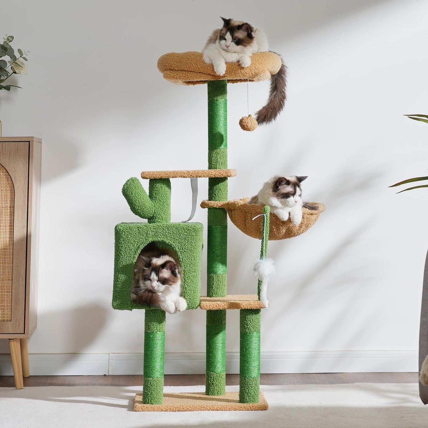 Complete Cat Scratching Tree: Adventure, Comfort & Endless Fun!