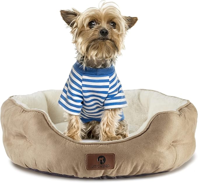 Cama Redonda de Forro Polar: ¡Descanso Profundo y Seguro para tu Mascota!