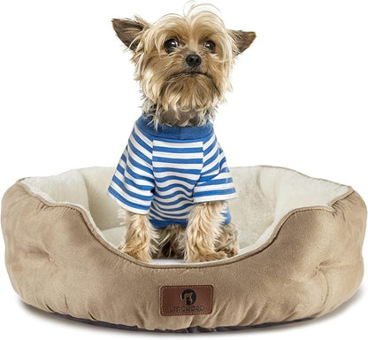 Cama Redonda de Forro Polar: ¡Descanso Profundo y Seguro para tu Mascota!