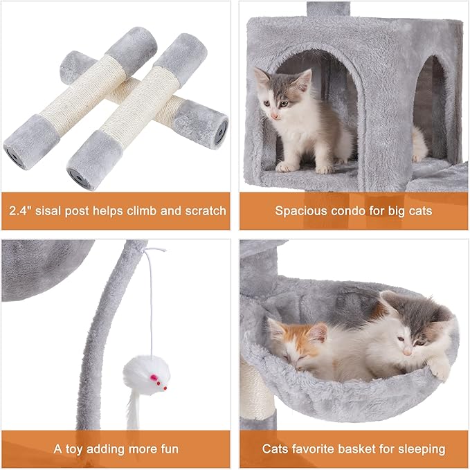 Complete Cat Scratching Tree: Adventure, Comfort & Endless Fun!