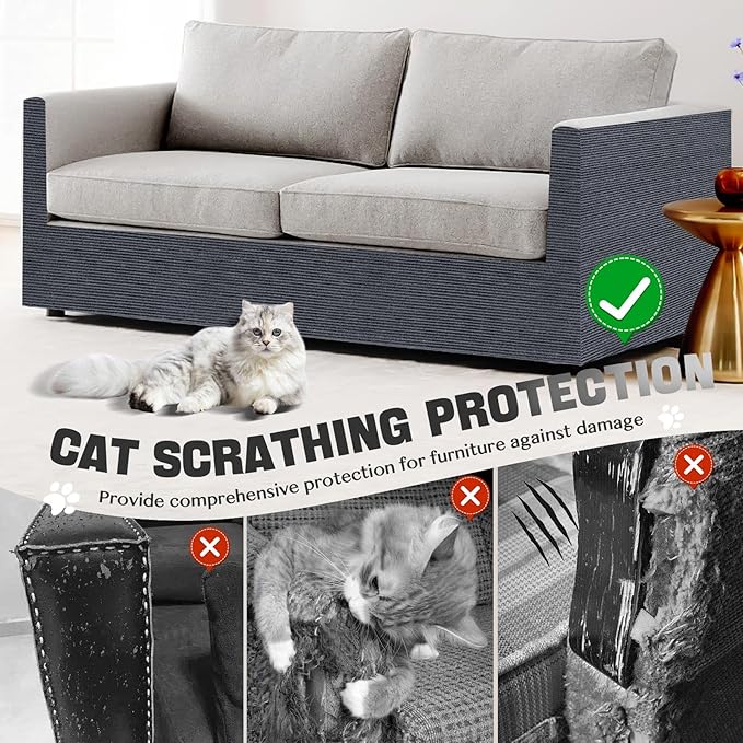 Cuttable Cat Scratch Mat: Unleash Creativity, Protect Your Home!