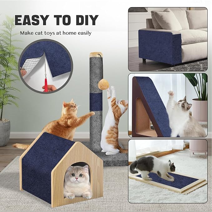 Cuttable Cat Scratch Mat: Unleash Creativity, Protect Your Home!
