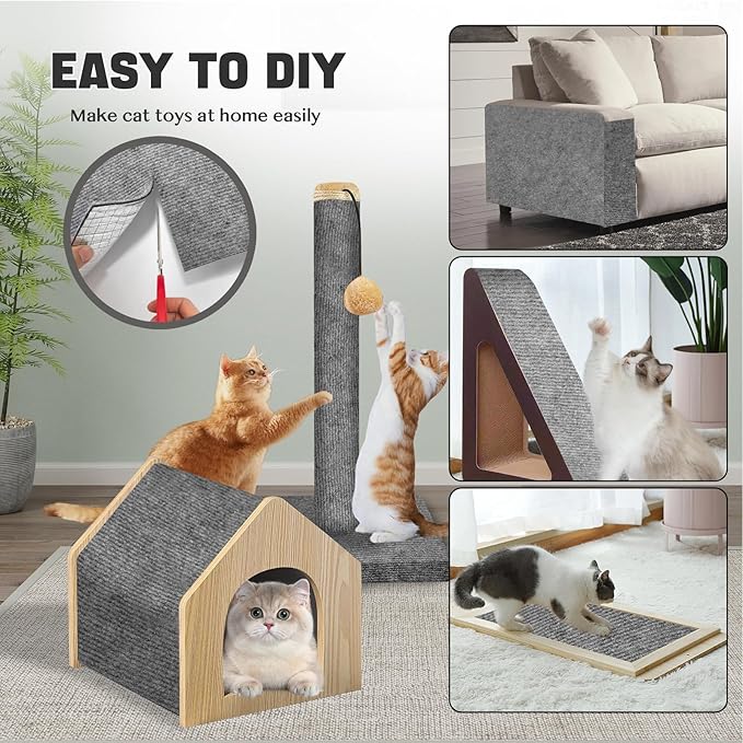 Cuttable Cat Scratch Mat: Unleash Creativity, Protect Your Home!