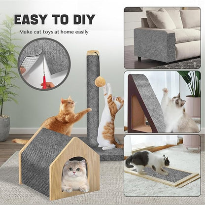 Cuttable Cat Scratch Mat: Unleash Creativity, Protect Your Home!
