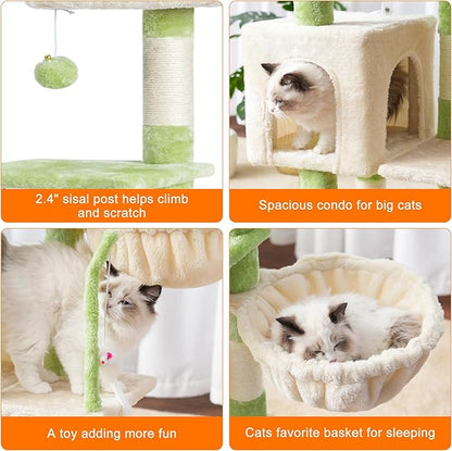 Complete Cat Scratching Tree: Adventure, Comfort & Endless Fun!