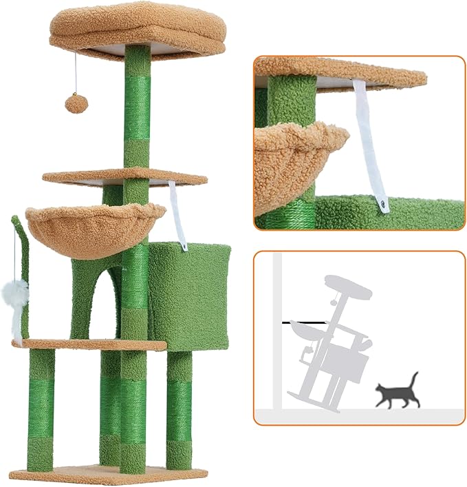 Complete Cat Scratching Tree: Adventure, Comfort & Endless Fun!