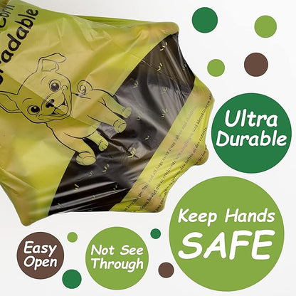 Extra Thick Pet Poop Bags: 540 Counts for Worry-Free, Eco-Conscious Walks!