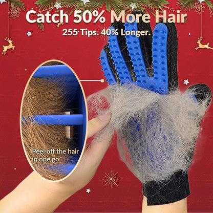 Delomo Grooming Gloves: Relaxing Massage & Effective De-Shedding!