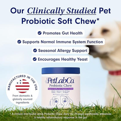 Chewable Probiotics for Dogs: Allergy, Digestion & Immune Support!