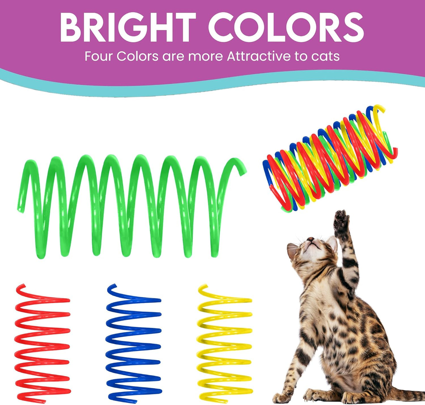 Colorful Cat Spring Toys: Unleash Their Inner Hunter!