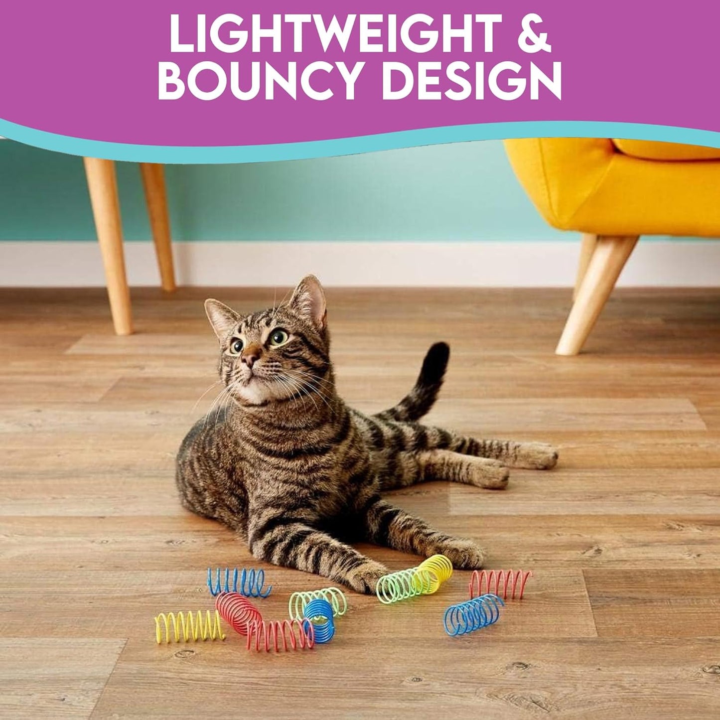Colorful Cat Spring Toys: Unleash Their Inner Hunter!
