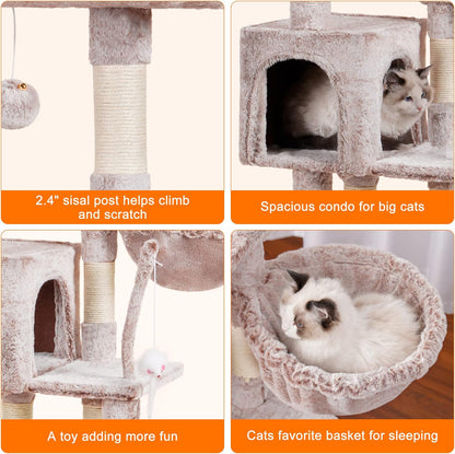 Complete Cat Scratching Tree: Adventure, Comfort & Endless Fun!