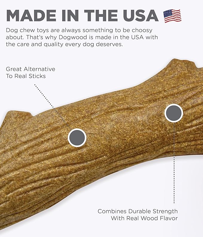 Barbecue Flavored Chew Toy for Dogs: Real Wood Taste, Splinter-Free Fun!