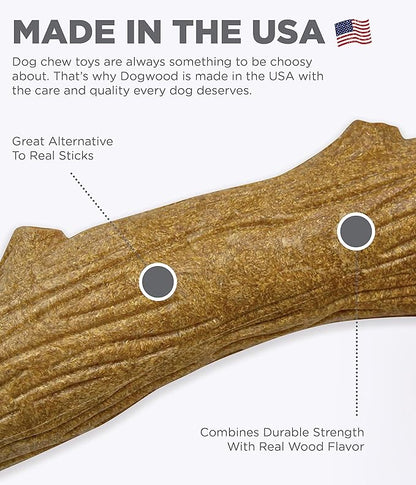 Barbecue Flavored Chew Toy for Dogs: Real Wood Taste, Splinter-Free Fun!