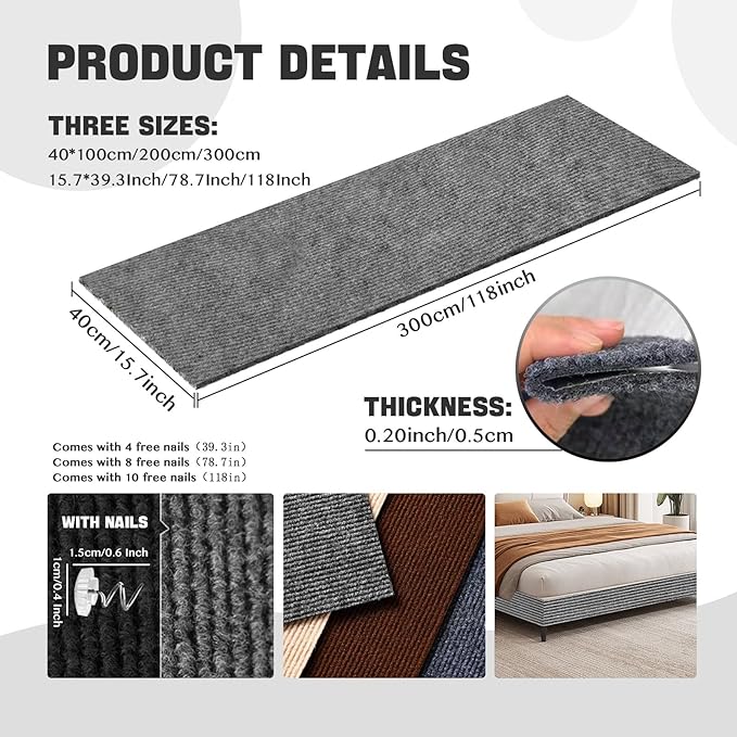 Cuttable Cat Scratch Mat: Unleash Creativity, Protect Your Home!