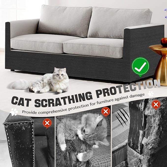 Cuttable Cat Scratch Mat: Unleash Creativity, Protect Your Home!