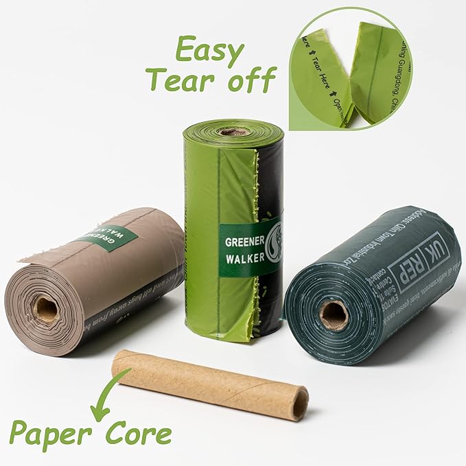 Extra Thick Pet Poop Bags: 540 Counts for Worry-Free, Eco-Conscious Walks!