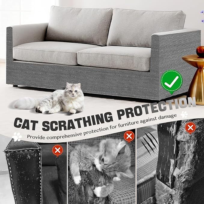 Cuttable Cat Scratch Mat: Unleash Creativity, Protect Your Home!