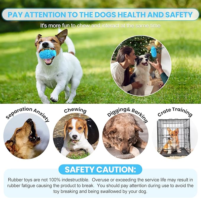 PIFFZEDO Squeaky Chew Toy: Safe Fun & Dental Health for Your Dog!