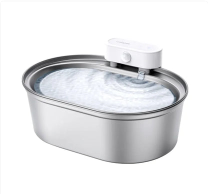 Uha Stainless Steel Automatic Pet Water Fountain | Quiet, Filtered & Hygienic for Cats & Dogs