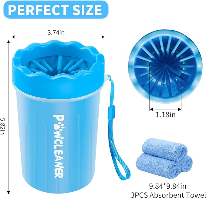Pet Paw Cleaner: Spotless Paws, Mud-Free Home in Seconds!