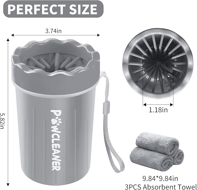 Pet Paw Cleaner: Spotless Paws, Mud-Free Home in Seconds!