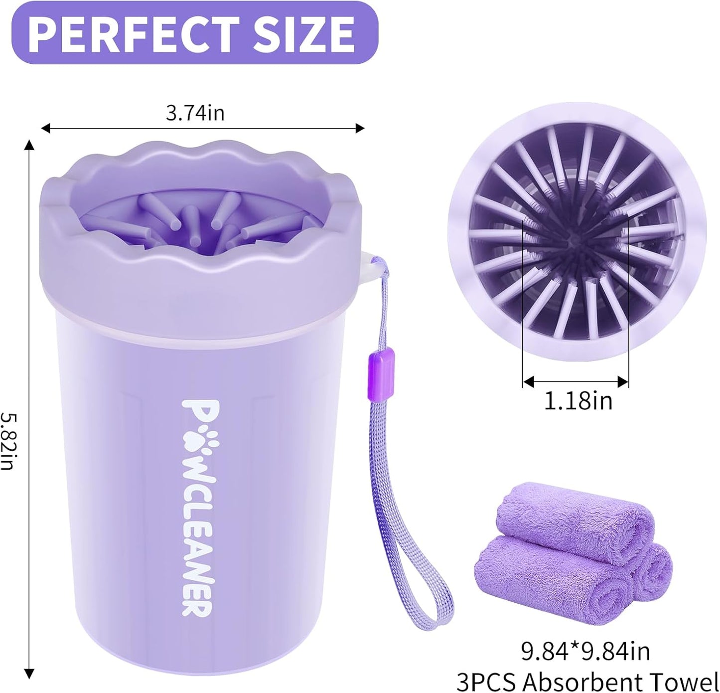 Pet Paw Cleaner: Spotless Paws, Mud-Free Home in Seconds!