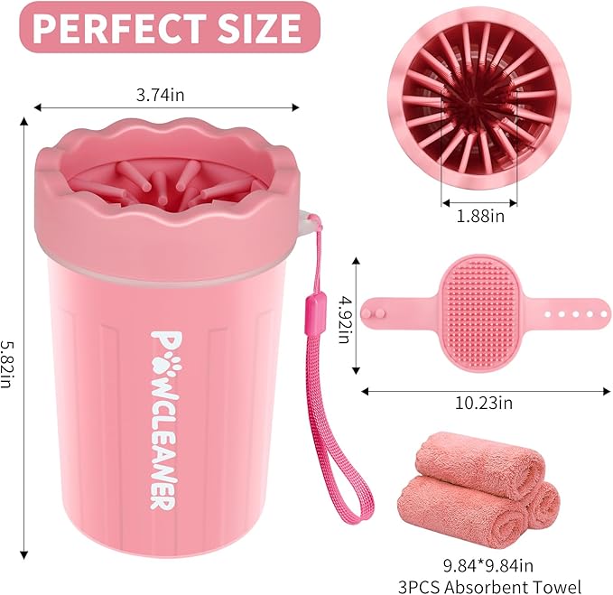 Pet Paw Cleaner: Spotless Paws, Mud-Free Home in Seconds!