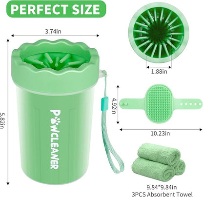 Pet Paw Cleaner: Spotless Paws, Mud-Free Home in Seconds!